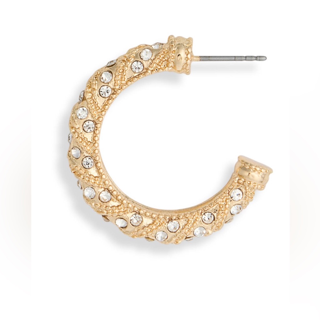 Nordstrom Rack Ornate Hoop Earring 9$